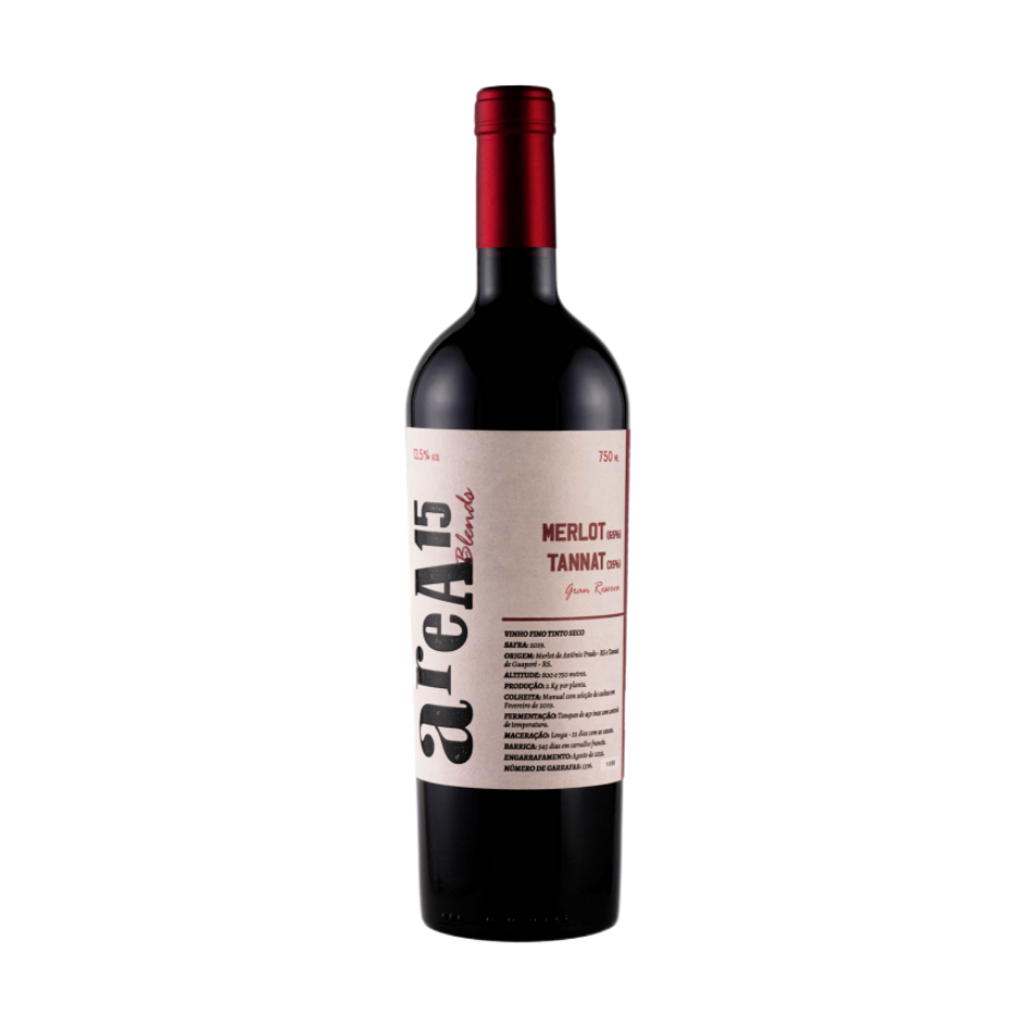 Vinho Tinto Area15 Blend Grand Reserva Merlot e Tannat